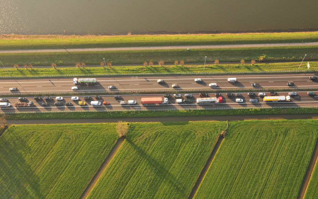 Stuck in Traffic – A15, The Netherlands